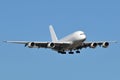 A380 Landing Royalty Free Stock Photo