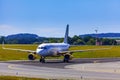 Landing and Arrivals on Vaclav Havel airport, Prague, Vueling Ai