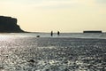 The landing beaches at Arromanches, France. Royalty Free Stock Photo