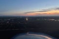 Landing at dusk - cleared to land