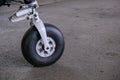 Landing gear close up, light sport aicraft wheel