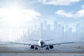 Landing Jetplane Royalty Free Stock Photo