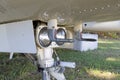 Landing lights and pitot tubes on nose gear