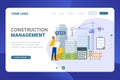 Landing page template Construction cost for building development