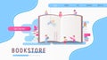 Landing Page for Bookstore