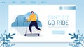 Landing Page with Go Ride Inspiration for People