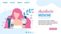 Landing Page Offering Aesthetic Medicine Service