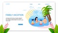 Landing Page Offers Best Family Tropical Vacation