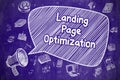 Landing Page Optimization - Business Concept.