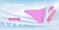 Landing Page Presenting Tampons with Applicator