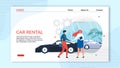 Landing Page Professional Car Rental Service