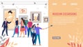 Landing Page Promoting Cultural Museum Excursions