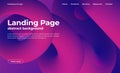 Landing page template. Abstract background with fluid shapes, liquid abstract backdrop. Colorful background for website Royalty Free Stock Photo