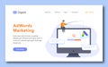 AdWords marketing landing page design