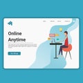 Landing page template, Modern landing page design