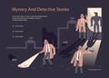 Landing page templates for Detective blog