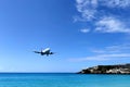 Landing plane at Maho Beach, Saint Martin