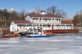 Landing stage of the search and rescue service of the Russian Emergencies Ministry