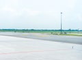 Landing strip in airport Royalty Free Stock Photo