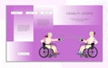 Web page disability sport