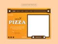 Landingpage template for business food