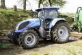 Landini tractor on a farm Royalty Free Stock Photo