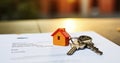 Landlord and Tenant Seal an Assured Shorthold Agreement with Exchange of House Keys