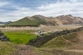 Landmannalaugar camp Royalty Free Stock Photo