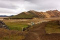 Landmannalaugar nature reserve in the heart of Iceland