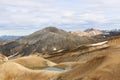 Landmannalaugar trek. Royalty Free Stock Photo