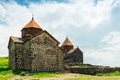 landmark of Armenia Sevanavank Monastery on the shore Royalty Free Stock Photo