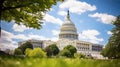 landmark capital building washington dc Royalty Free Stock Photo