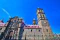 Landmark Central Puebla Cathedral Catedral Basilica de Puebla Royalty Free Stock Photo