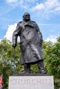 Landmark Churchill statue in London, Enlgand