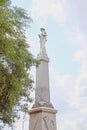 Confederate Soldiers Statue in Troy, Alabama