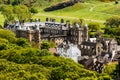 Landmark of Edinburgh - Holyrood Palace Royalty Free Stock Photo