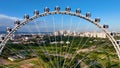 Landmark Ferris Wheel Entertainment at Downtown Sao Paulo Brazil.