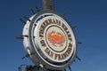 Fishermans wharf sign san francisco california Royalty Free Stock Photo