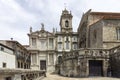 Landmark Gothic church facade of Saint Francis Igreja de Sao Francisco in Porto Royalty Free Stock Photo