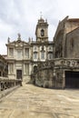 Landmark Gothic church facade of Saint Francis Igreja de Sao Francisco in Porto Royalty Free Stock Photo