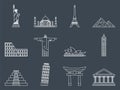 Landmark Icons set.