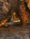 Landmark Known as The Caverns at Chiricahua Nati Royalty Free Stock Photo