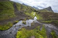 Landmark in Landmannalaugar trek in Iceland Royalty Free Stock Photo