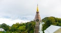 Landmark landscape pagoda Noppamethanedol & Noppapol Phumsiri in