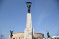 Landmark Liberty Statue of The Citadella in Budapets