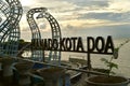 Landmark of manado city Royalty Free Stock Photo