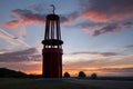 Landmark Mine Lamp, Moers, Germany Royalty Free Stock Photo