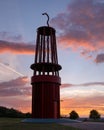 Landmark Mine Lamp, Moers, Germany Royalty Free Stock Photo