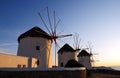 Landmark Mykonos Windmill Royalty Free Stock Photo