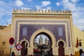 Blue gate of the BAB bou jeloud, City of FES